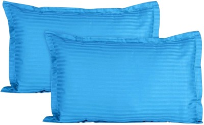 UNIVERSAL AGENCY Polycotton Pillows Cover(Pack of 2, 27 cm*17 cm, Blue)