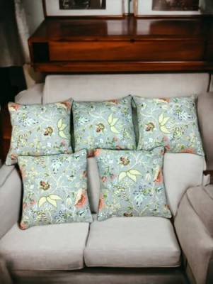 Casanest Floral Cushions & Pillows Cover(Pack of 5, 31 cm*31 cm, Multicolor)