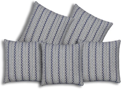 Cherry Homes Striped Cushions Cover(Pack of 5, 40 cm*40 cm, Multicolor)