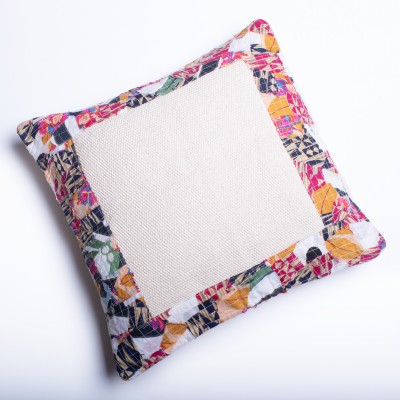 SEAMMMS Printed Cushions & Pillows Cover(40 cm*40 cm, Multicolor)