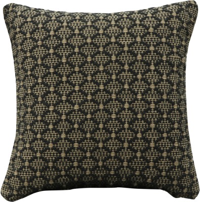 The Inside Stories Polyester Cushions & Pillows Cover(46 cm*46 cm, Brown, Black)