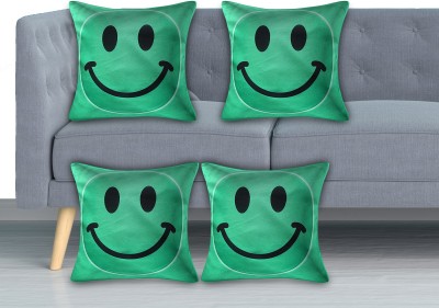 KUBER INDUSTRIES Velvet Cushions Cover(Pack of 4, 41 cm*41 cm, Green)