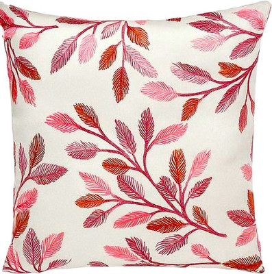 Vintage House Art Silk Cushions & Pillows Cover(55 cm*55 cm, Pack of 2, White)