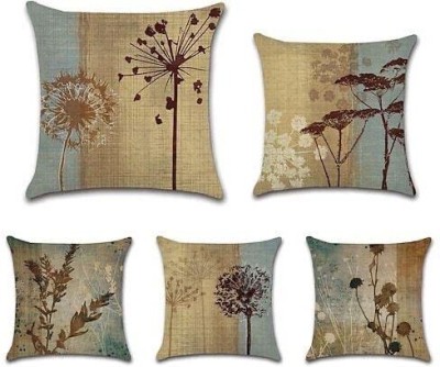 Casanest Printed Cushions & Pillows Cover(Pack of 5, 41 cm*41 cm, Multicolor)