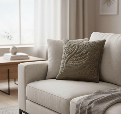 Casanest Velvet Cushions Cover(41 cm*41 cm, Pack of 5, Brown)