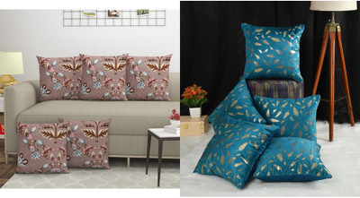 balko Velvet Cushions Cover(40.64 cm*40.64 cm, Pack of 10, Multicolor)