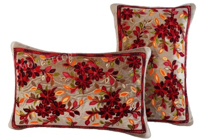 TANLOOMS Velvet Pillows Cover(Pack of 2, 30 cm*45 cm, Multicolor, Grey)