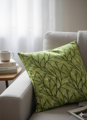 Casanest Velvet Cushions Cover(41 cm*41 cm, Pack of 5, Green)