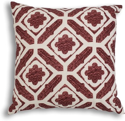 DecoGhar Cotton Cushions & Pillows Cover(40 cm*40 cm, Red)