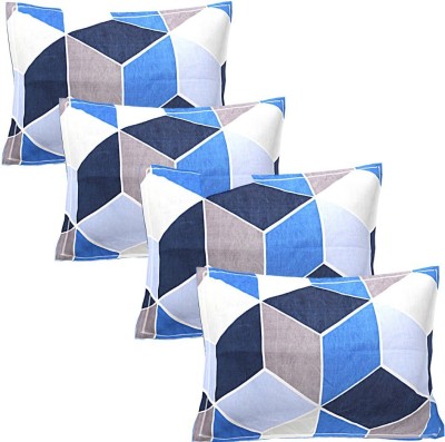 SIROKI BOND Abstract Pillows Cover(Pack of 4, 68.58 cm*43.18 cm, Blue)