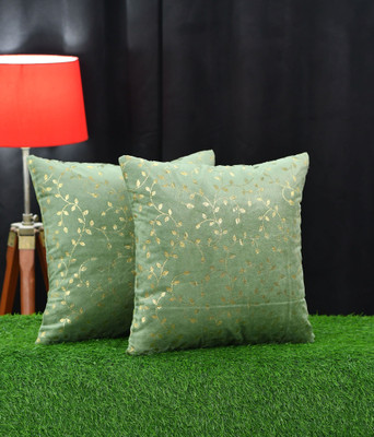balko Velvet Cushions Cover(60.96 cm*60.96 cm, Pack of 2, Green)