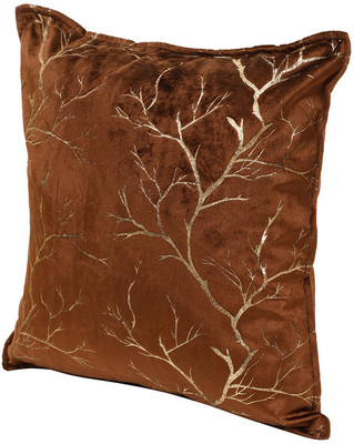 THE CONVERSION Velvet Cushions Cover(Pack of 5, 40 cm*40 cm, Brown)