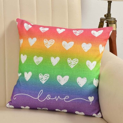 MAA HOME CONCEPT Cotton Cushions & Pillows Cover(45 cm*45 cm, White)