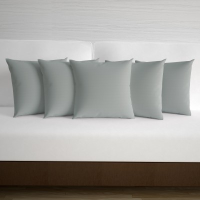 Divine Casa Velvet Cushions Cover(Pack of 5, 40 cm*40 cm, Grey)