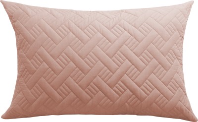 VIBIFABRIC Cotton Pillows Cover(Pack of 2, 70 cm*45 cm, Pink)