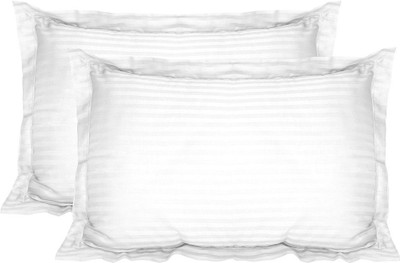 VHC Cotton Pillows Cover(65 cm*35 cm, Pack of 2, White)