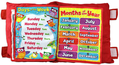 BHVMEY Soft Padded Learning Toy – India Based Fabric Book(Multicolor)
