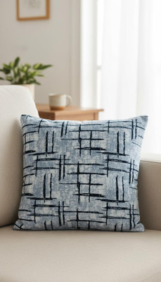 Casanest Velvet Cushions Cover(41 cm*41 cm, Pack of 5, Blue)