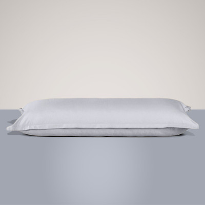 SleepyCat Cotton Pillows Cover(52 cm*20 cm, Grey)