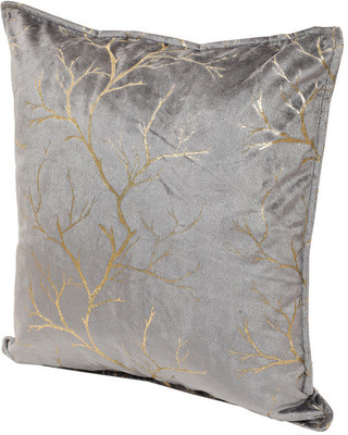 THE CONVERSION Velvet Cushions Cover(Pack of 2, 40 cm*40 cm, Grey)