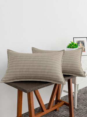 KUBER INDUSTRIES Cotton Pillows Cover(Pack of 2, 75 cm*48 cm, Cream)