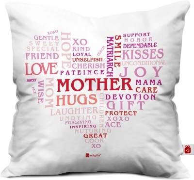 Indigifts Satin Cushions Cover(30 cm*30 cm, White)