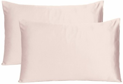 Oussum Satin Pillows Cover(Pack of 2, 50.8 cm*66.04 cm, Pink)