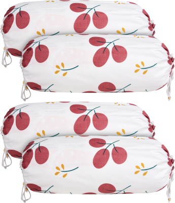 KUBER INDUSTRIES Cotton Bolsters Cover(Pack of 4, 80 cm*40 cm, White)