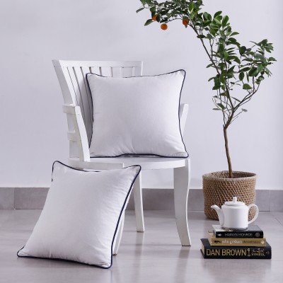 Ravaiyaa - Attitude Is Everything Cotton Cushions Cover(Pack of 2, 40 cm*40 cm, White)