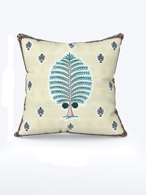 HappyKraft Cotton Cushions Cover(40 cm*40 cm, Multicolor)
