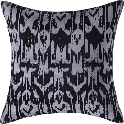 INDHOME LIFE Printed Cushions & Pillows Cover(Pack of 2, 40 cm*40 cm, Black)