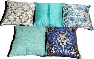 Dhanush International Cotton Cushions Cover(Pack of 5, 40 cm*40 cm, Multicolor)