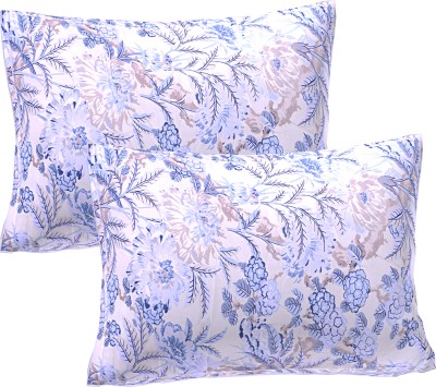 Pisaganj Printed Cushions & Pillows Cover(Pack of 2, 43 cm*68 cm, Blue)
