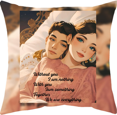 Bhawani Gift Creations Satin Cushions & Pillows Cover(30 cm*30 cm, Multicolor)