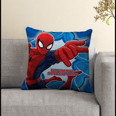 MARVEL Polyester Cushions Cover(40 cm*40 cm, Blue)
