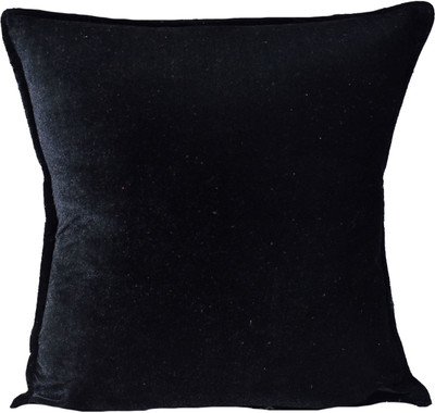 Dulhan Velvet Cushions Cover(30 cm*30 cm, Black)
