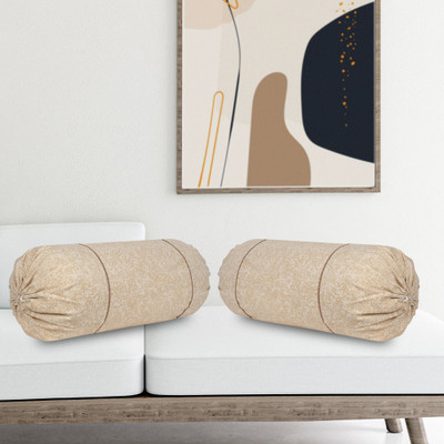VHC Cotton Bolsters Cover(40.64 cm*77.47 cm, Pack of 2, Beige)
