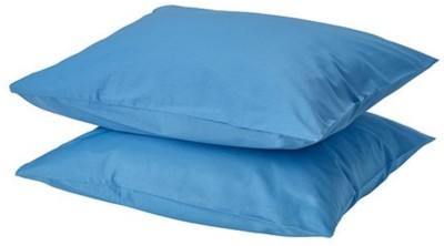 IKEA Cotton Pillows Cover(Pack of 2, 50 cm*60 cm, Blue)