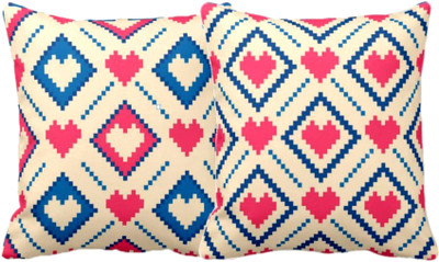 TheYaYaCafe Canvas Cushions Cover(30.48 cm*30.48 cm, Pack of 2, Multicolor)