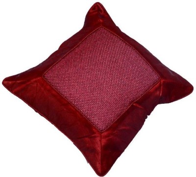 SK TRADARS Silk Cushions Cover(16 cm*16 cm, Maroon)