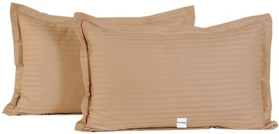 HOMESTIC Cotton Cushions & Pillows Cover(Pack of 2, 65 cm*44 cm, Brown)