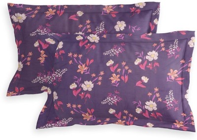 Ralish Cotton Pillows Cover(Pack of 2, 46 cm*71 cm, Purple)