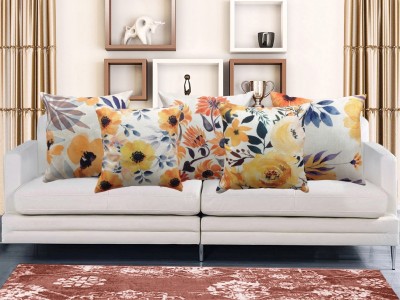 HOME9INE Printed Cushions Cover(Pack of 5, 40 cm*40 cm, Multicolor)