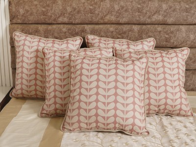 Sanskrutihomes Velvet Cushions & Pillows Cover(Pack of 5, 45.72 cm*45.72 cm, Beige)