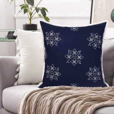 Fashnita clothing Cotton Cushions & Pillows Cover(40 cm*40 cm, Blue)