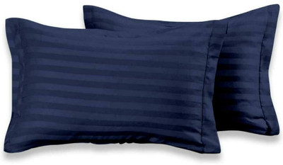 Sosha Polyester Pillows Cover(Pack of 2, 68 cm*43 cm, Blue)