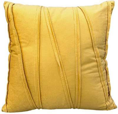 A&A Fabrics Polyester, Velvet Cushions & Pillows Cover(40.64 cm*40.64 cm, Yellow)