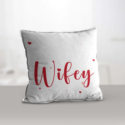 eCraftIndia Polyester Cushions Cover(30.48 cm*30.48 cm, White)