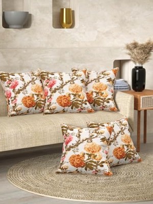 EasyGoods Cotton Cushions & Pillows Cover(Pack of 5, 40 cm*40 cm, Yellow)