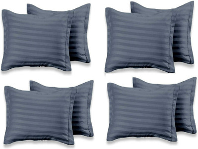 Sosha Polyester Pillows Cover(Pack of 8, 68 cm*43 cm, Grey)